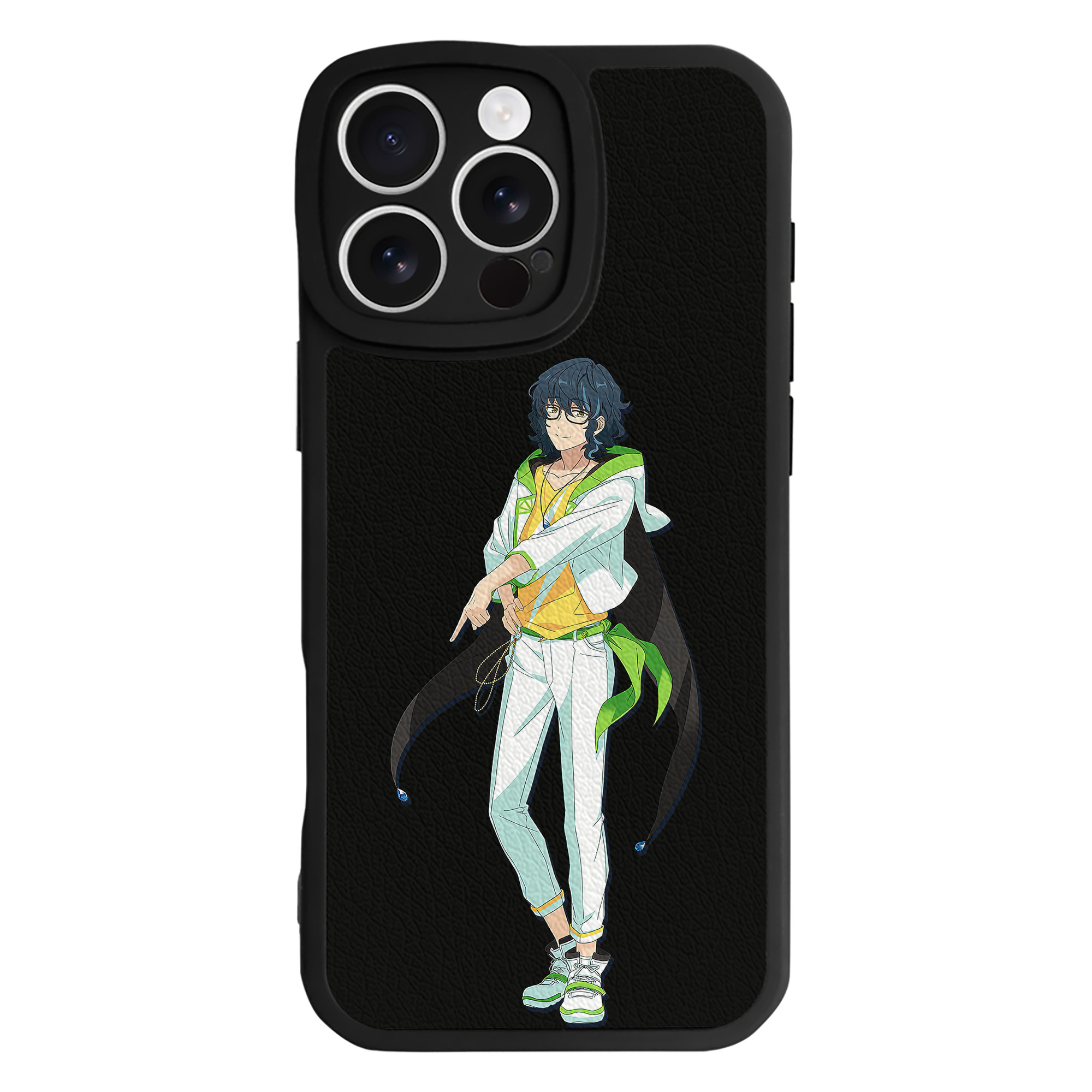 （画像用） あんさんぶるスターズ! Ensemble Stars 【iPhone 16シリーズ対応】シリコンスマホケース（レザー調） 材質：シリコン
